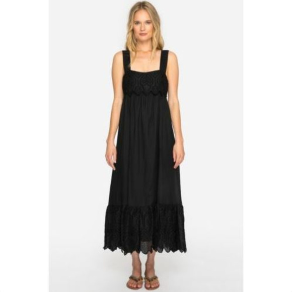 Johnny Was Love Mishti Black Sleeveless Sun Dress - Picture 1 of 3